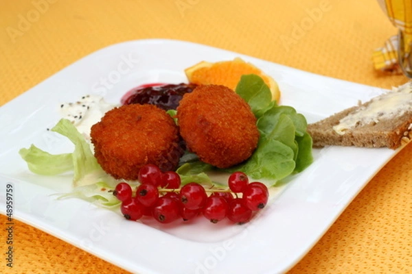 Obraz Gebackener Camembert