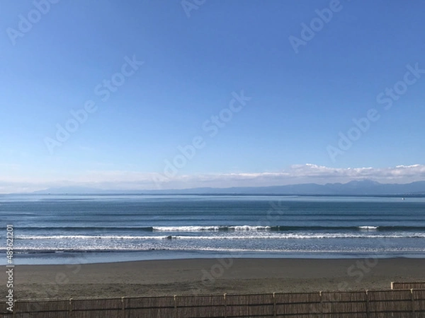 Obraz 冬の湘南海岸