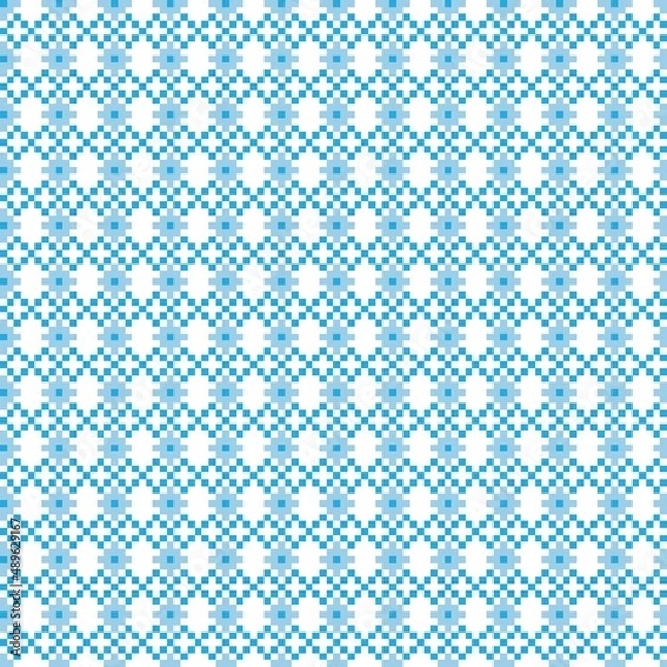 Fototapeta Argyle Fair Isle Seamless Pattern Design