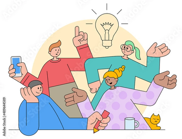 Fototapeta Brainstorming