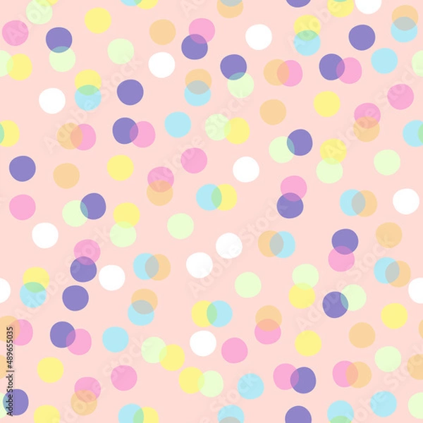 Fototapeta collection of cute bokeh background