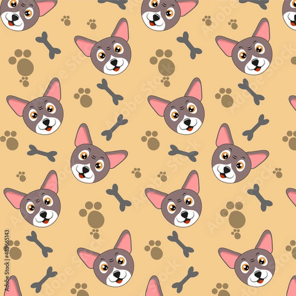 Fototapeta Pattern dog