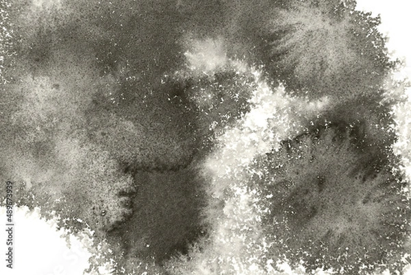 Obraz 墨が滲む和風背景