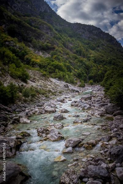 Obraz mountain's river in Albania