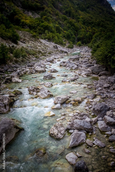 Obraz mountain's river in Albania