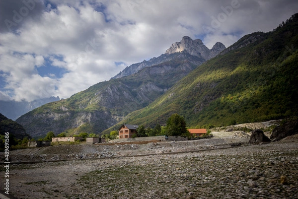 Obraz mountain's river in Albania