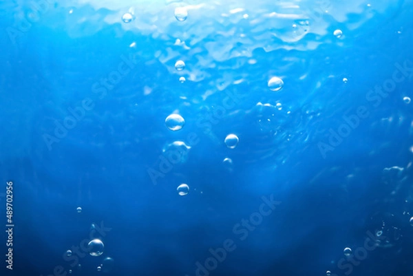 Fototapeta 水中と泡のテクスチャ