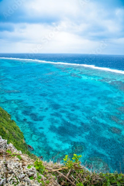 Fototapeta 宮古島　三角点からの絶景