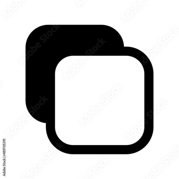 Fototapeta Copy Icon Vector Illustration