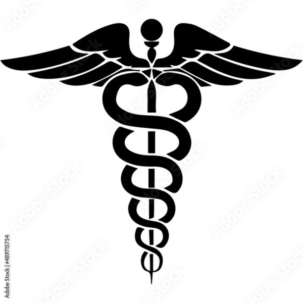 Obraz caduceus icon