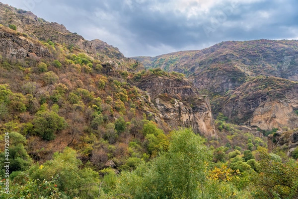 Obraz Landscape with mountains, Armenia