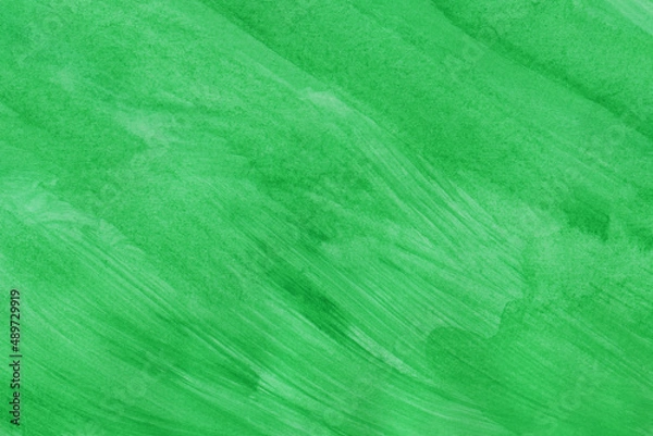 Obraz 緑色の無地水彩背景