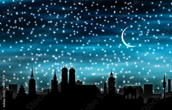 Obraz München bei Nacht 01