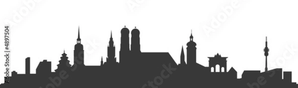 Obraz Monachium - Skyline 01