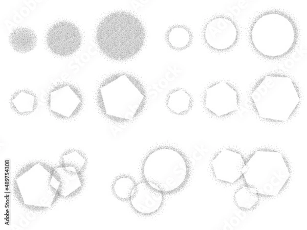 Obraz ほわほわエフェクトセット_黒