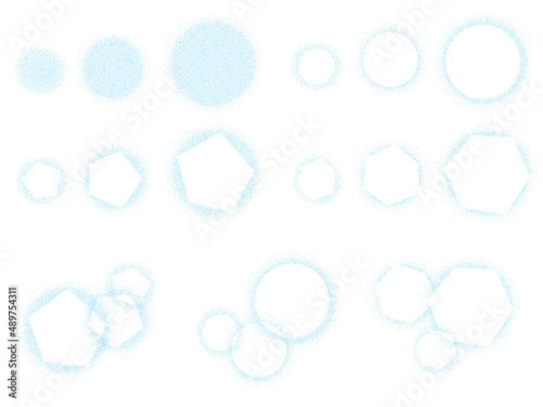 Obraz ほわほわエフェクトセット_水色