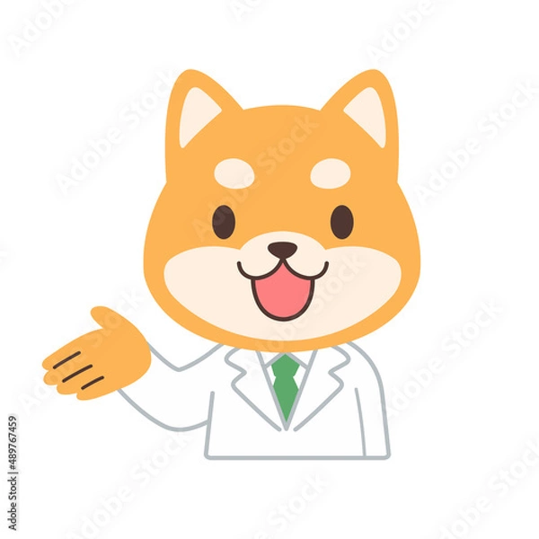 Obraz 説明をする犬の先生