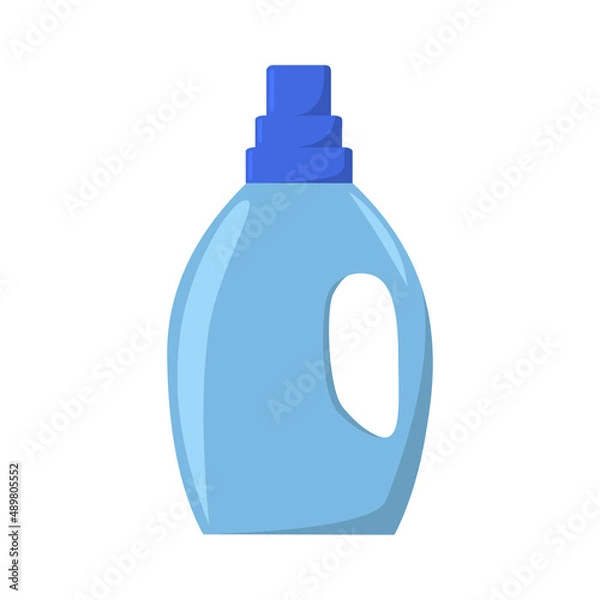 Obraz Vector fabric softener for laundry isolated flat illustration