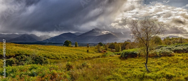 Obraz The Grey Corries Range from Spean Bridge