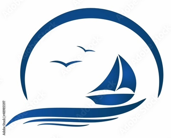 Obraz boat and nature