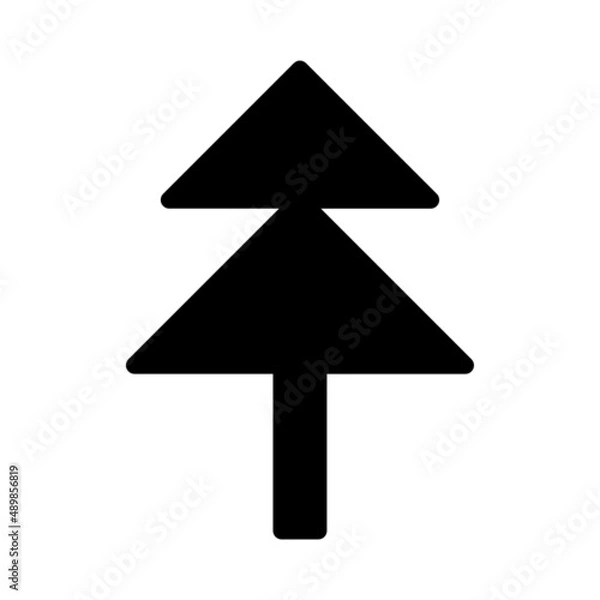 Obraz christmas tree icon