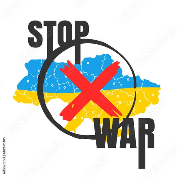 Obraz no war stop peace love