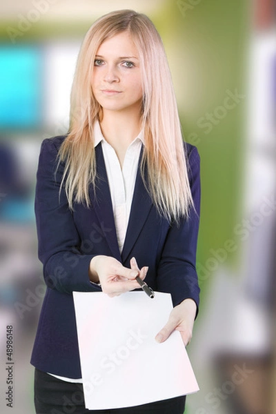 Obraz Joven empresaria