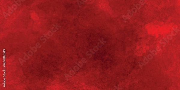 Obraz Rich red grunge background texture. Vector illustrator