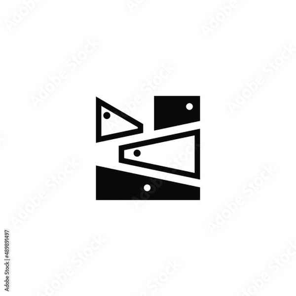 Obraz k latter vector logo abstrack