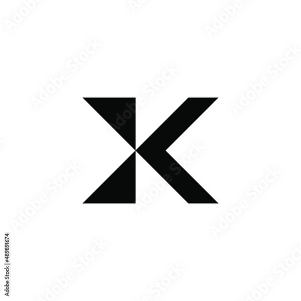 Obraz k latter vector logo abstrack