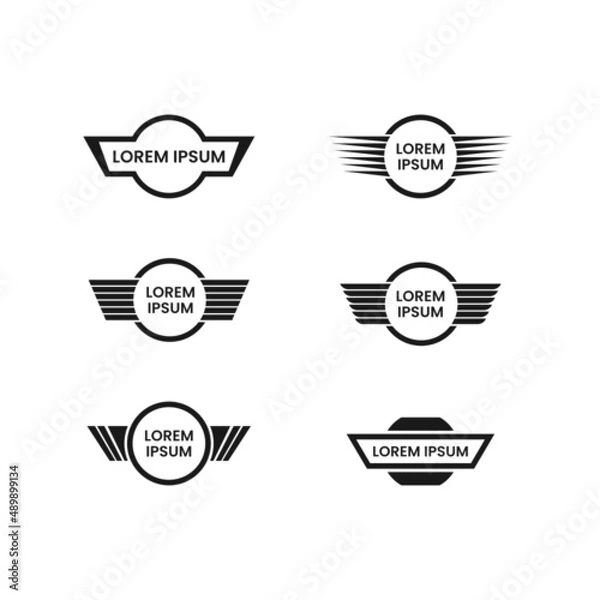Obraz Badge templates for your design. Editable by several vector editor
