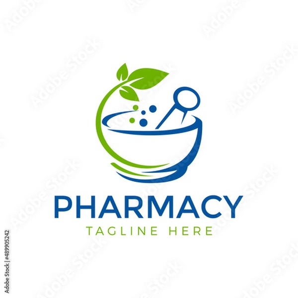 Fototapeta pharmacy logo design vector illustration