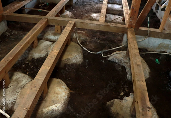 Obraz 家屋の床下