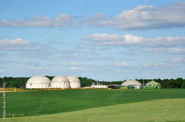 Obraz Bio fuel plant.
