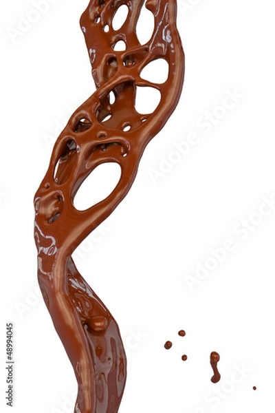 Obraz abstract chocolate splash