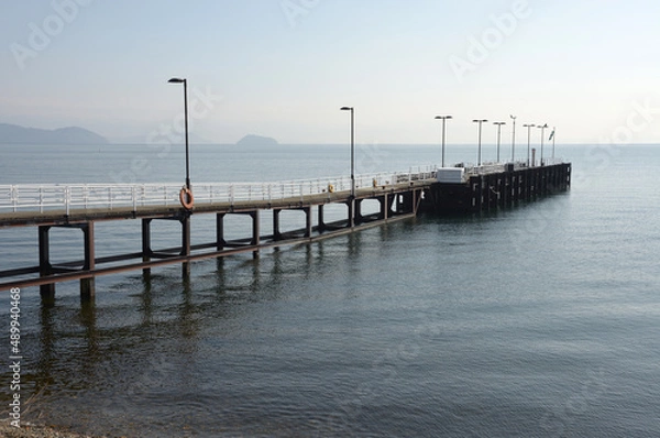 Fototapeta 近江今津　今津港　滋賀県高島市今津町