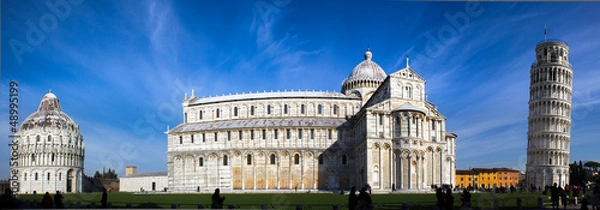 Obraz piazza dei miracoli, pisa