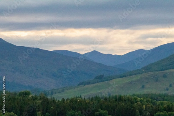 Obraz landscape with clouds