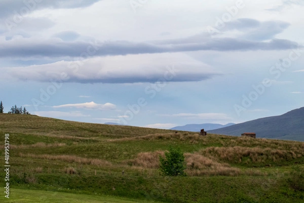 Obraz landscape with clouds