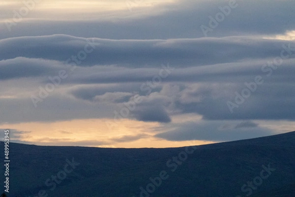 Obraz landscape with clouds