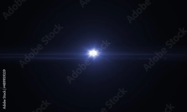 Fototapeta Lens Flare light over background. Easy to add overlay or screen filter over photos