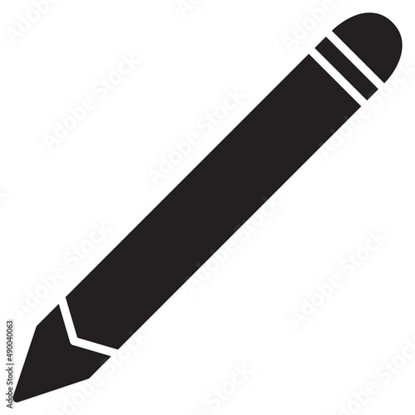 Obraz Illustration of  Pencil design icon