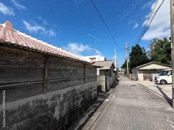 Fototapeta 石垣島の市街地、沖縄