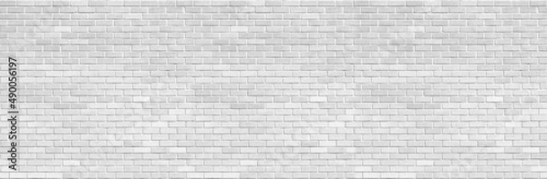 Obraz white brick wall texture seamless