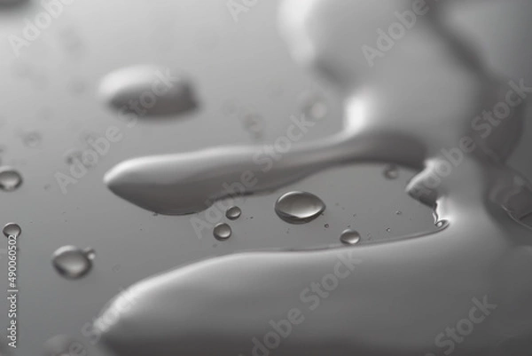 Obraz アクリル板の上に乗った水滴