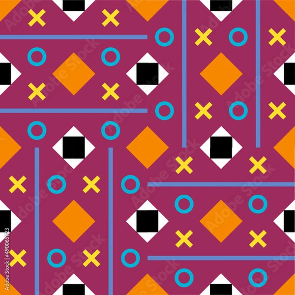 Obraz Graphic design pattern in vector file, can be use for background, print etc