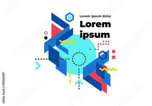 Fototapeta Geometric Abstract Graphic Background