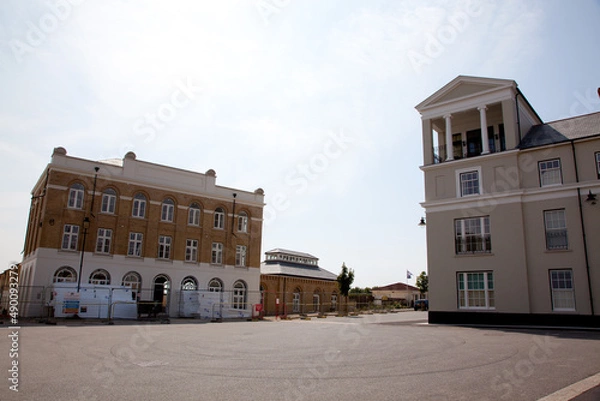 Fototapeta Prince Charles's Poundbury development on the edge of Dorchester in Dorset
