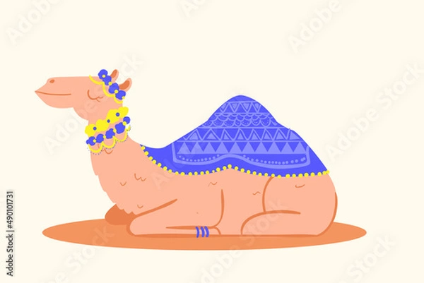 Fototapeta design ilustration camel