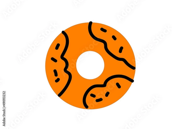 Fototapeta chocolate cookie